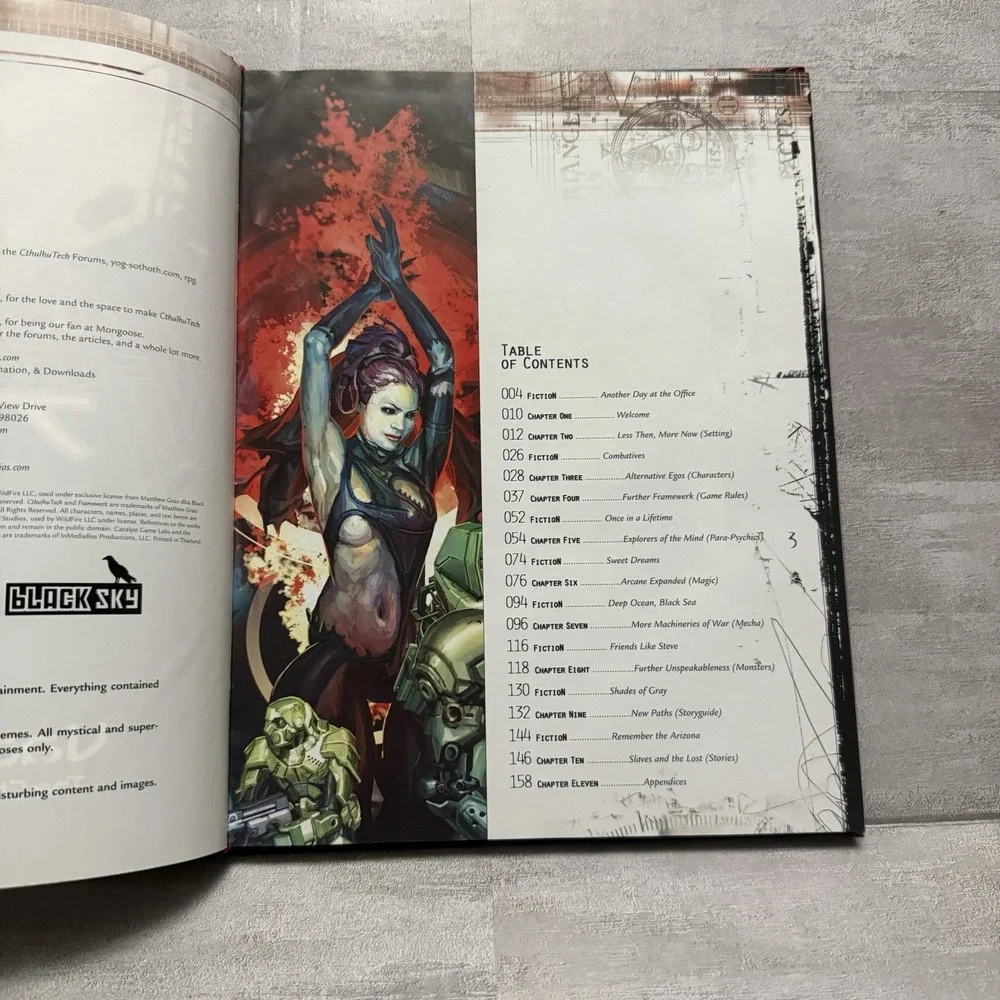CthulhuTech‎ Vade Mecum, Catalyst Game Labs RPG Hardcover Sourcebook Book